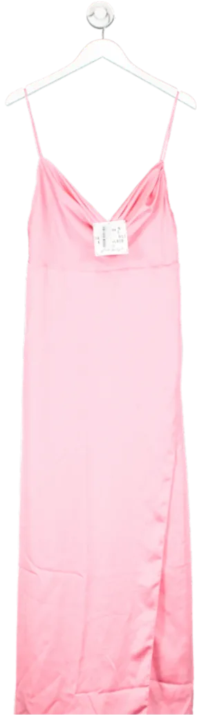 Fame And Partners Pink The Rosabel Maxi Dress UK 16