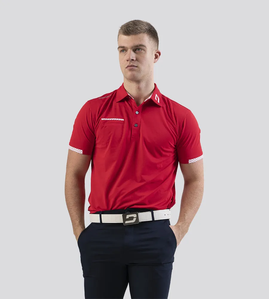 FASHION POCKET POLO - RED