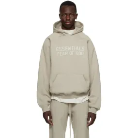 Fear Of God Essentials Waffle Raglan Hoodie 'Beige'