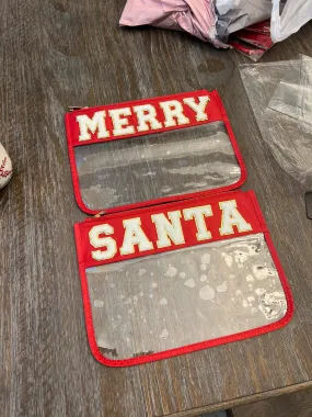 Festive Pouch - Santa