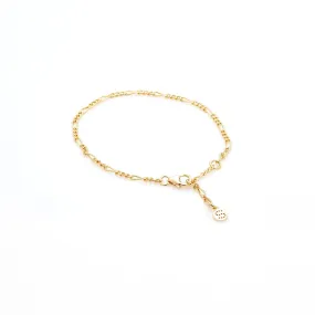 Figaro Fine / Bracelet / Gold