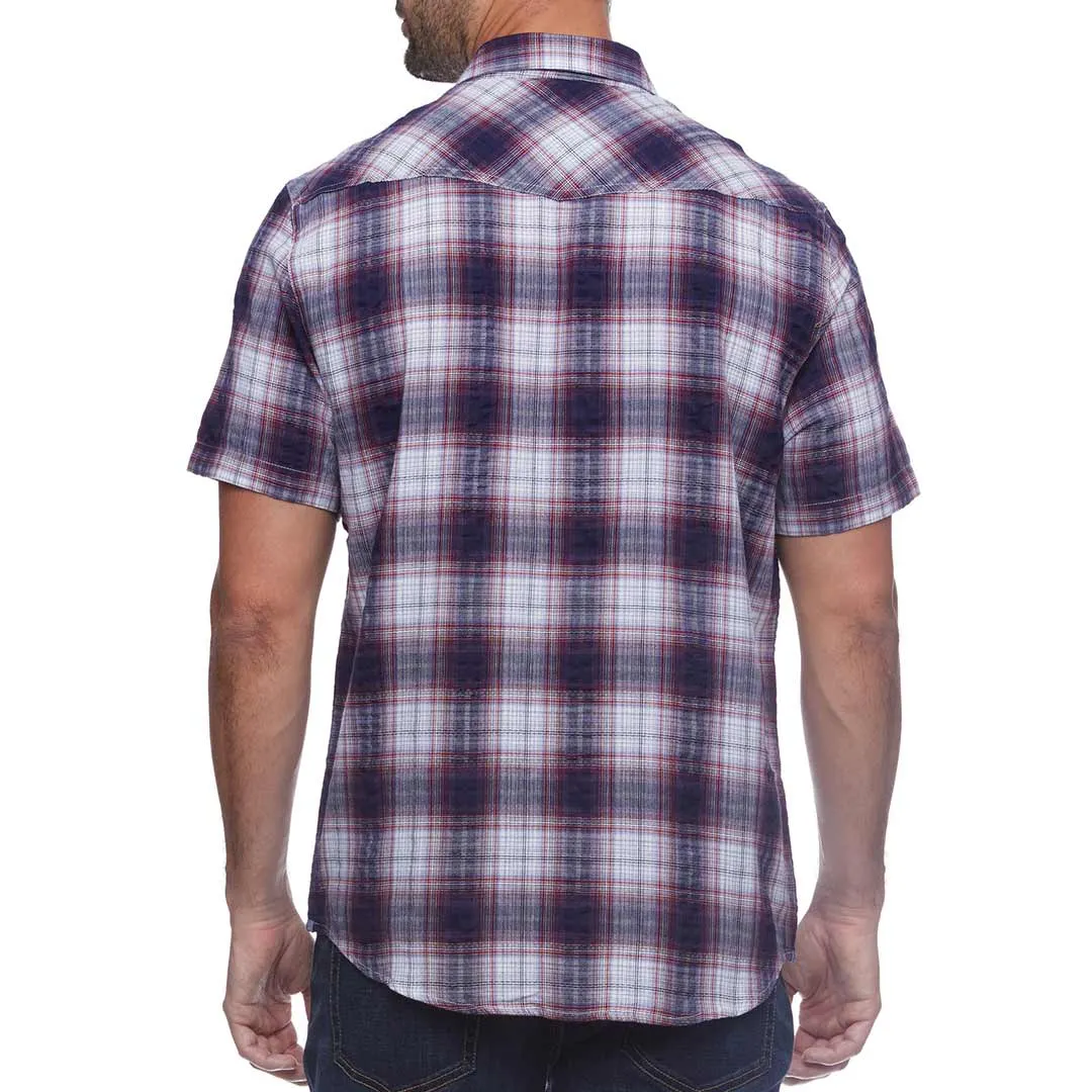 Flag & Anthem Men's Millport Vintage Washed Plaid Snap Shirt