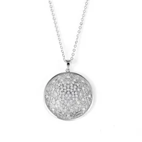 Flower of Life Moissanite Necklace