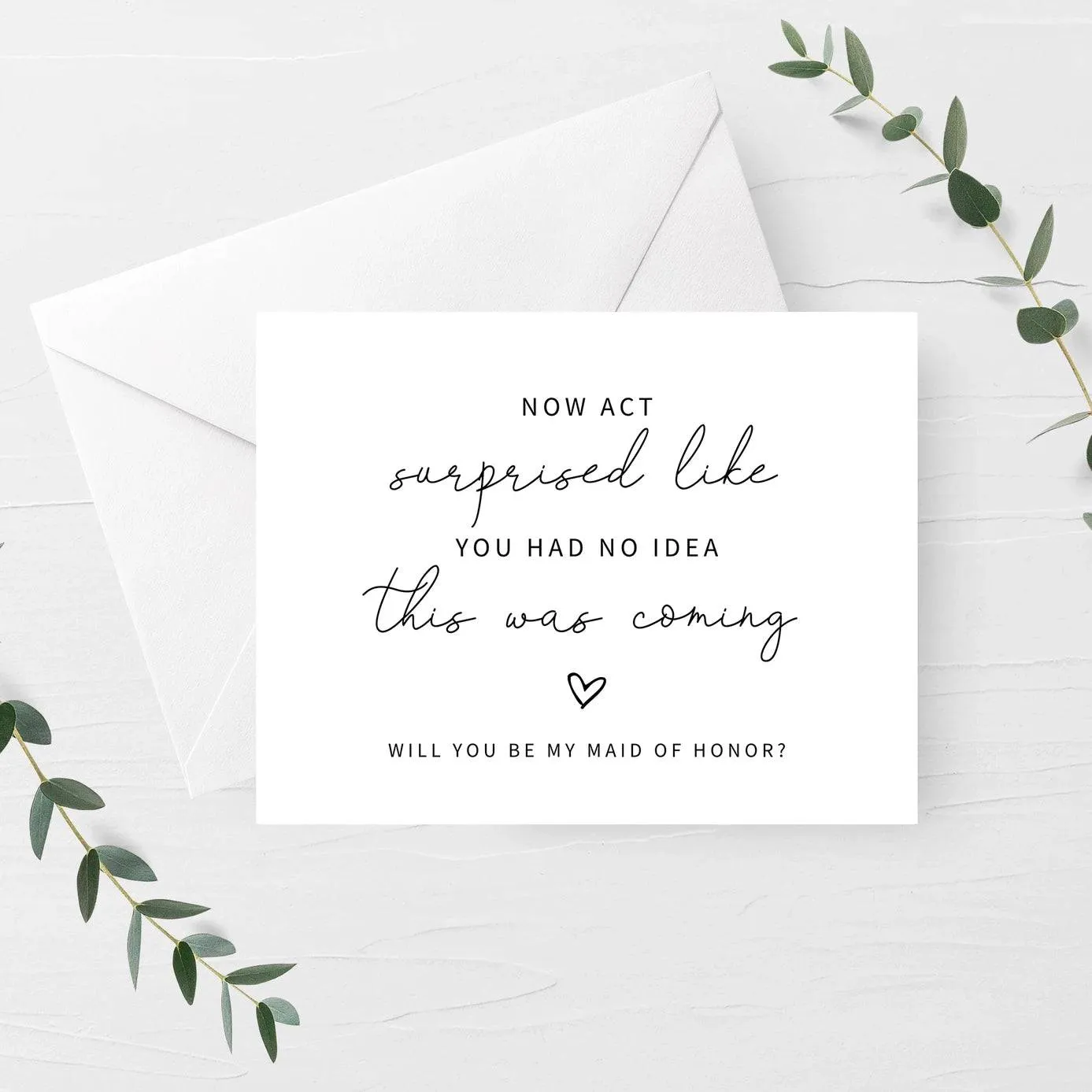 Funny Bridal Party Proposal Card | Multiple Options