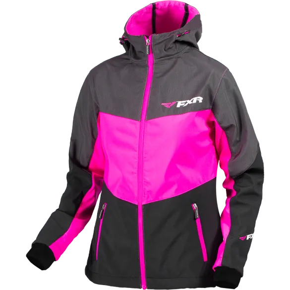 FXR Fresh Womens Softshell Black/Fuchsia