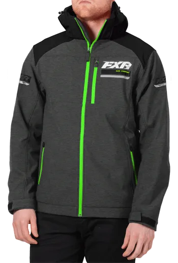 FXR Renegade Softshell Charcoal/Lime