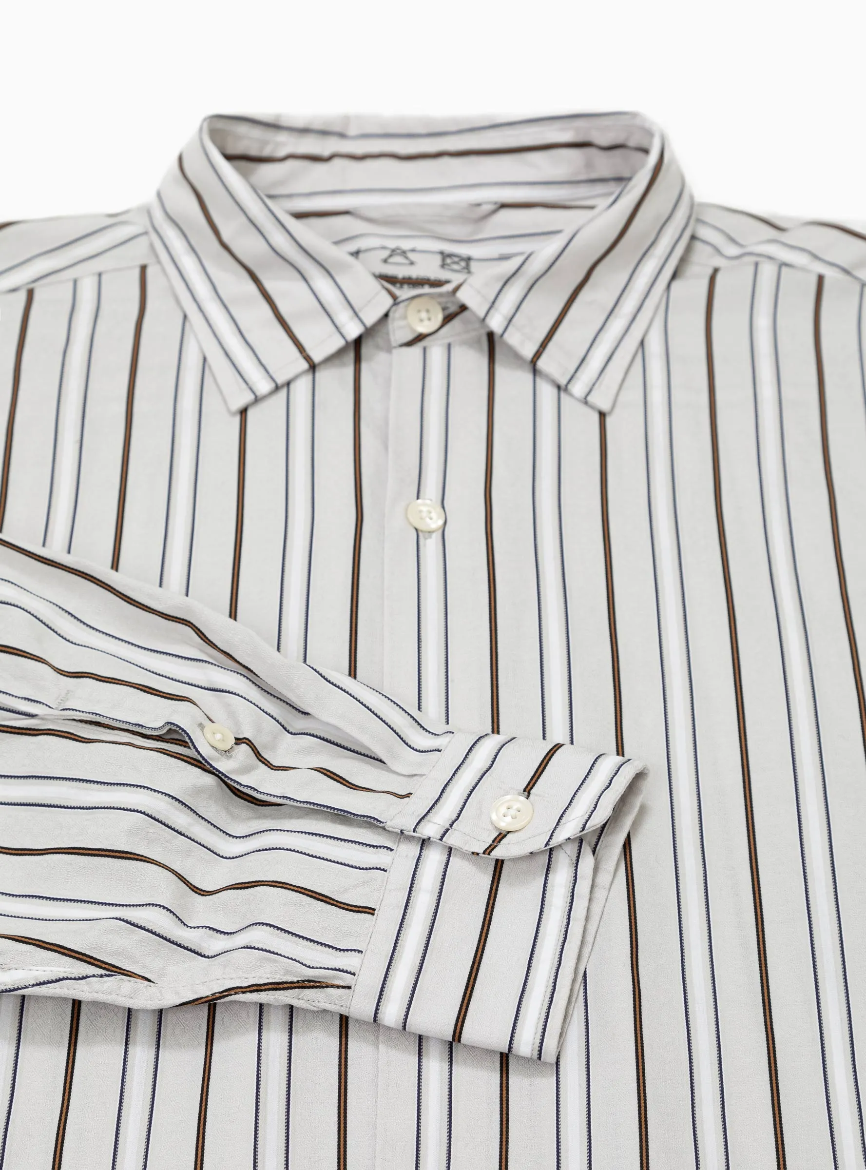 Generous Shirt Vintage Brown Stripe