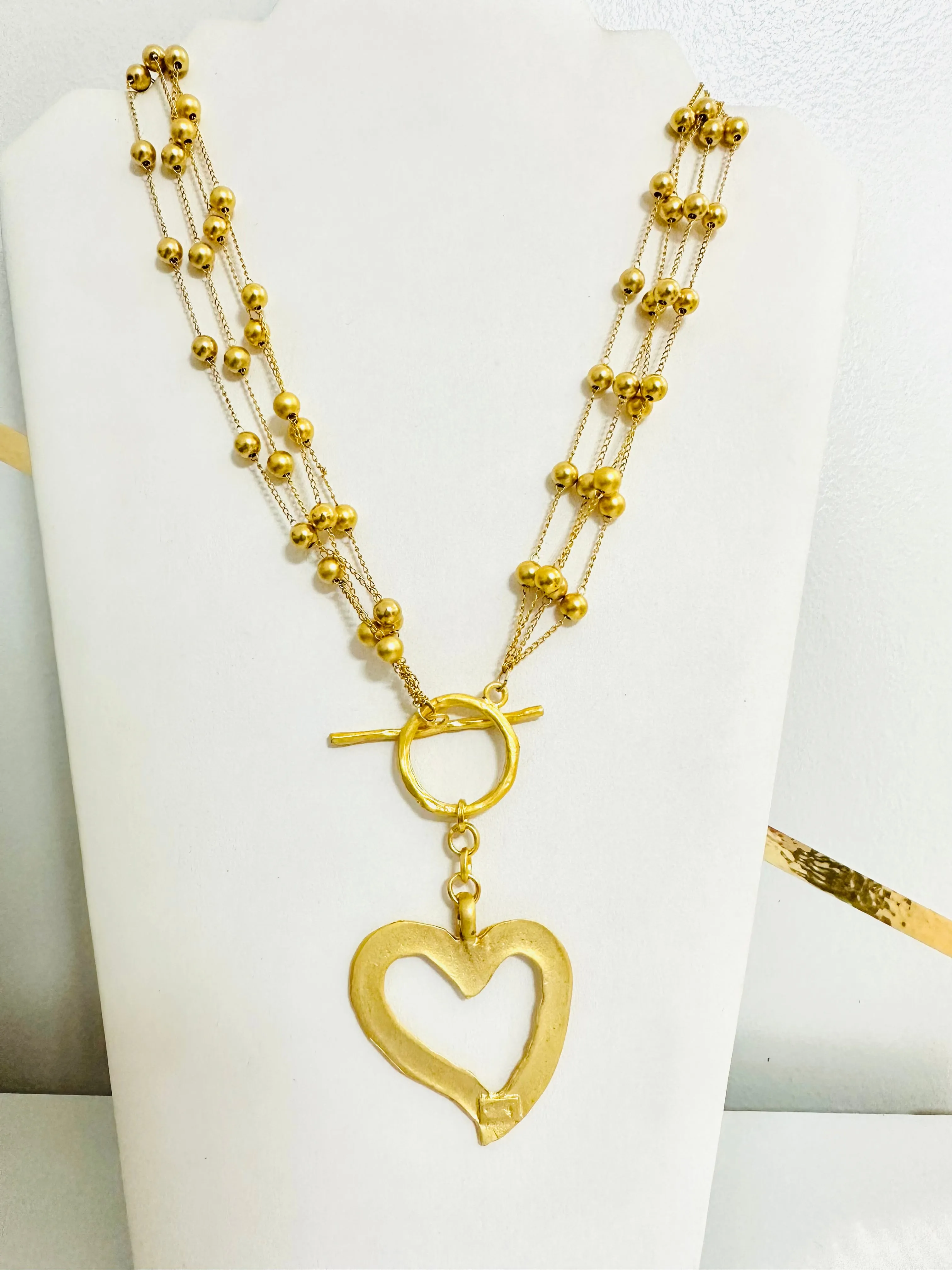 Gold Plated Heart Necklace