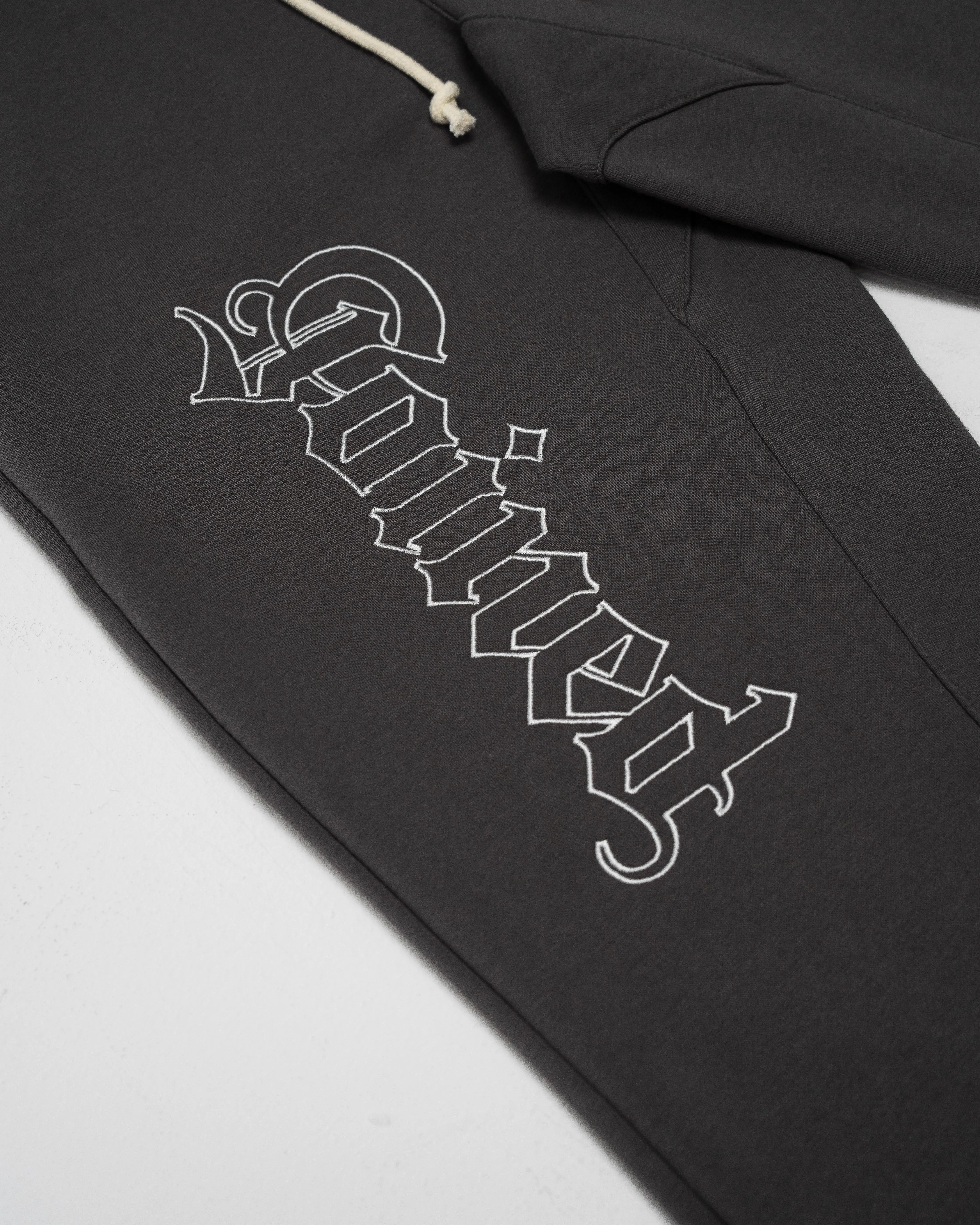 Gothic Outline Embroidery Oversized Sweatpants