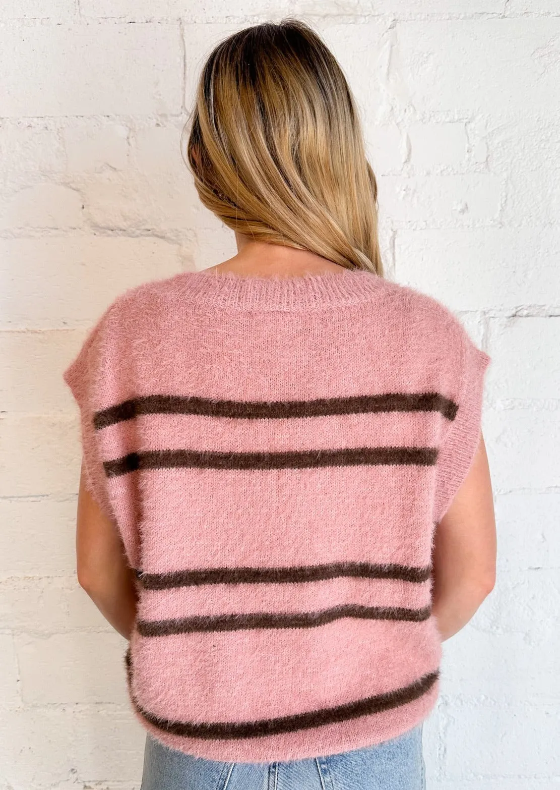 Heart To Heart Oversized Sweater Vest