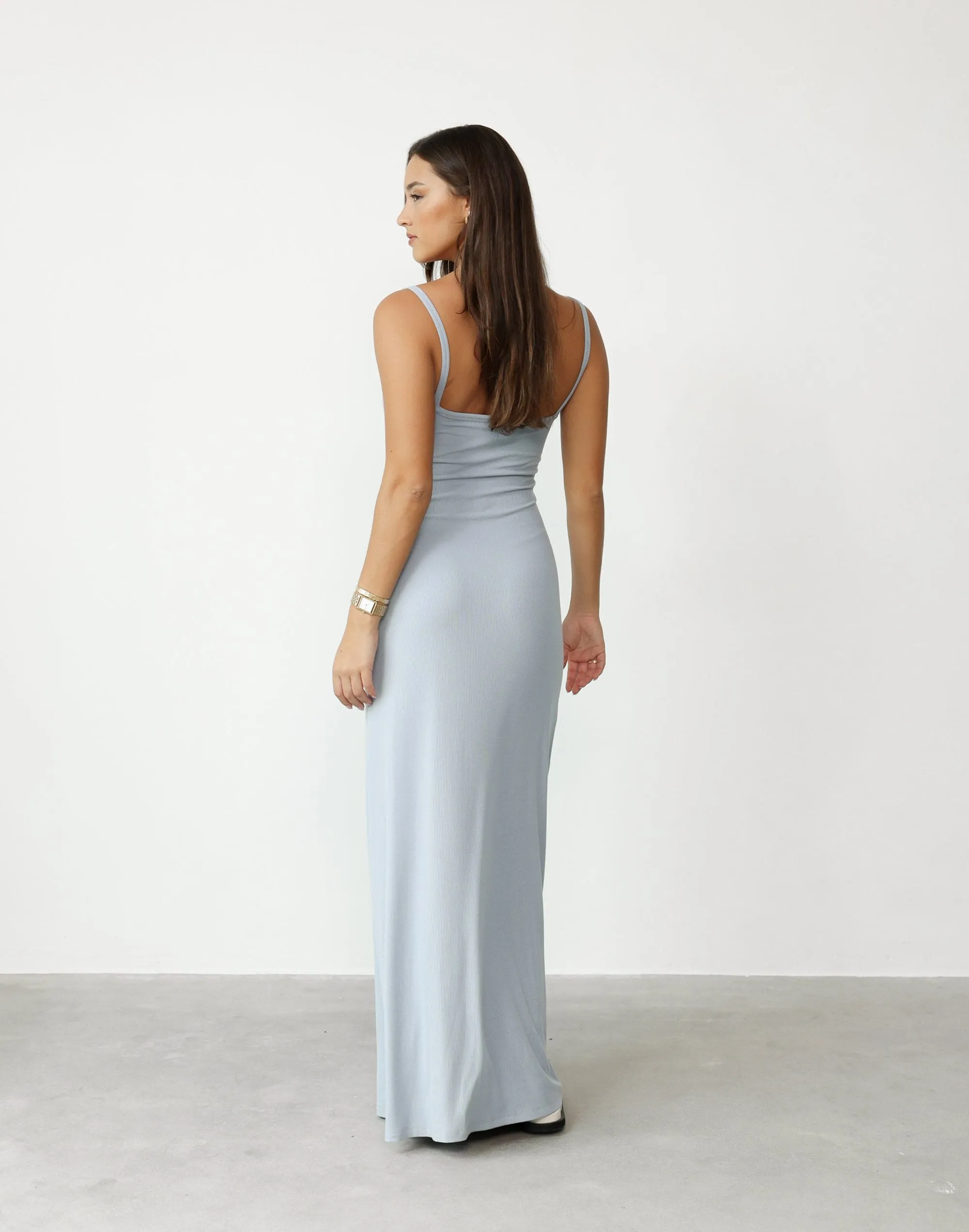 Helia Maxi Dress (Steel)