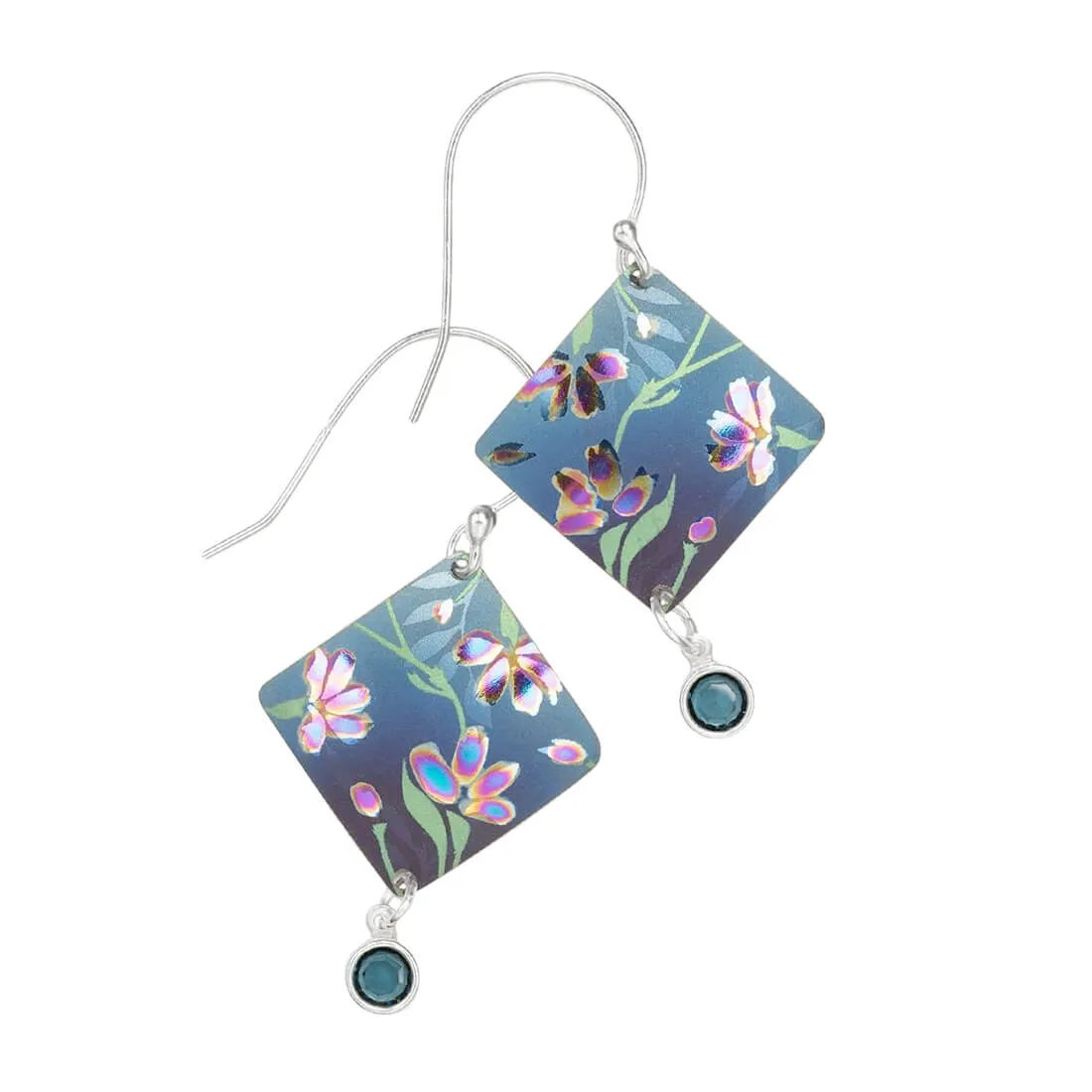 Holly Yashi Blue Garden Sonnet Drop Earrings