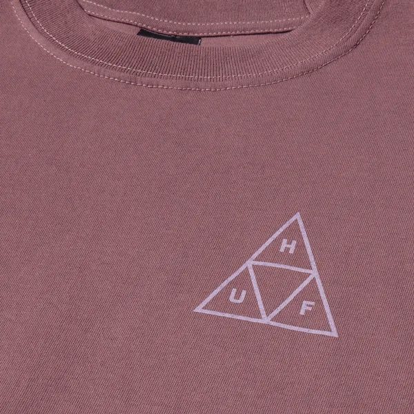 Huf Set Triple Triangle S/S T-Shirt - Mauve