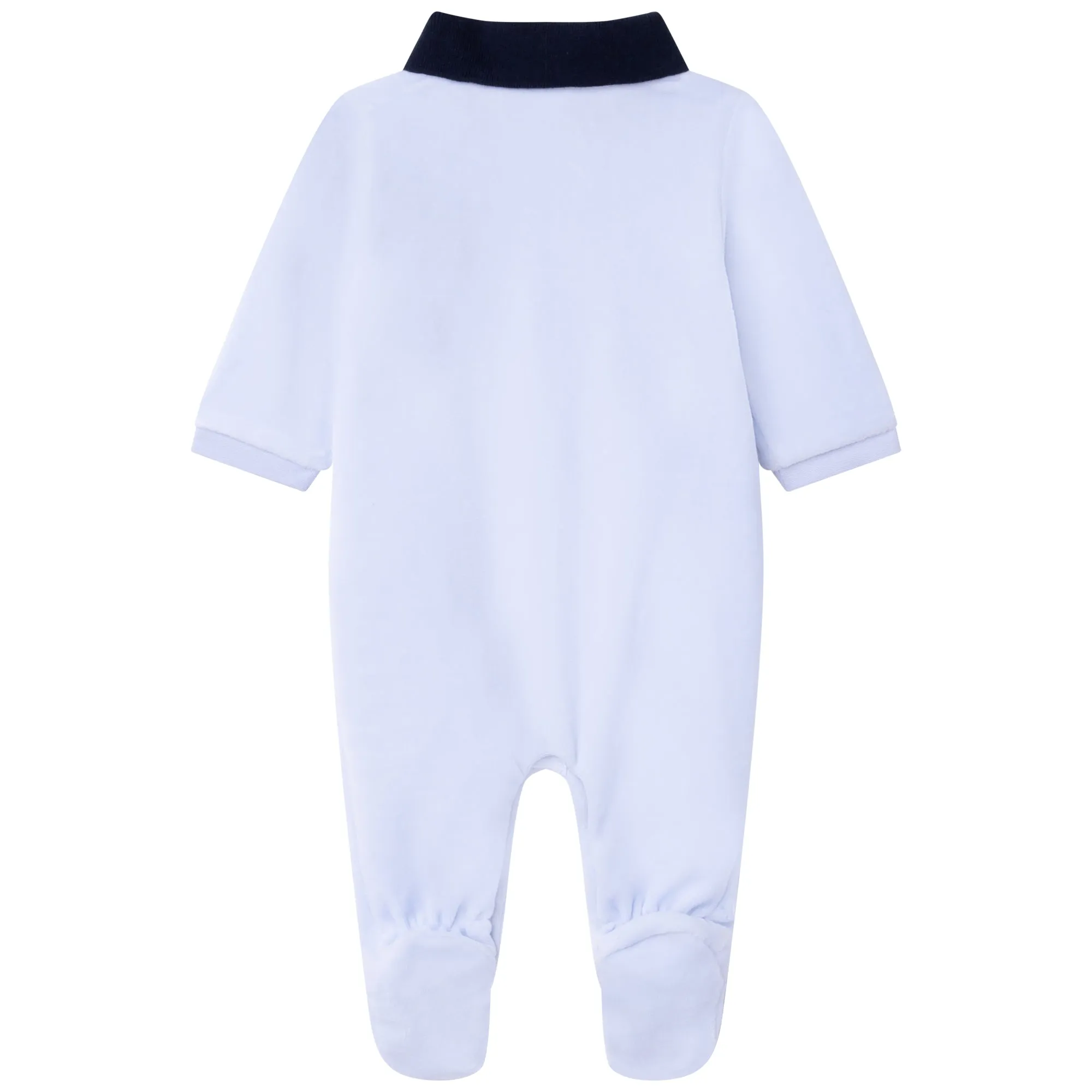 Hugo Boss Baby Polo Velour Sleeper_Blue J97195