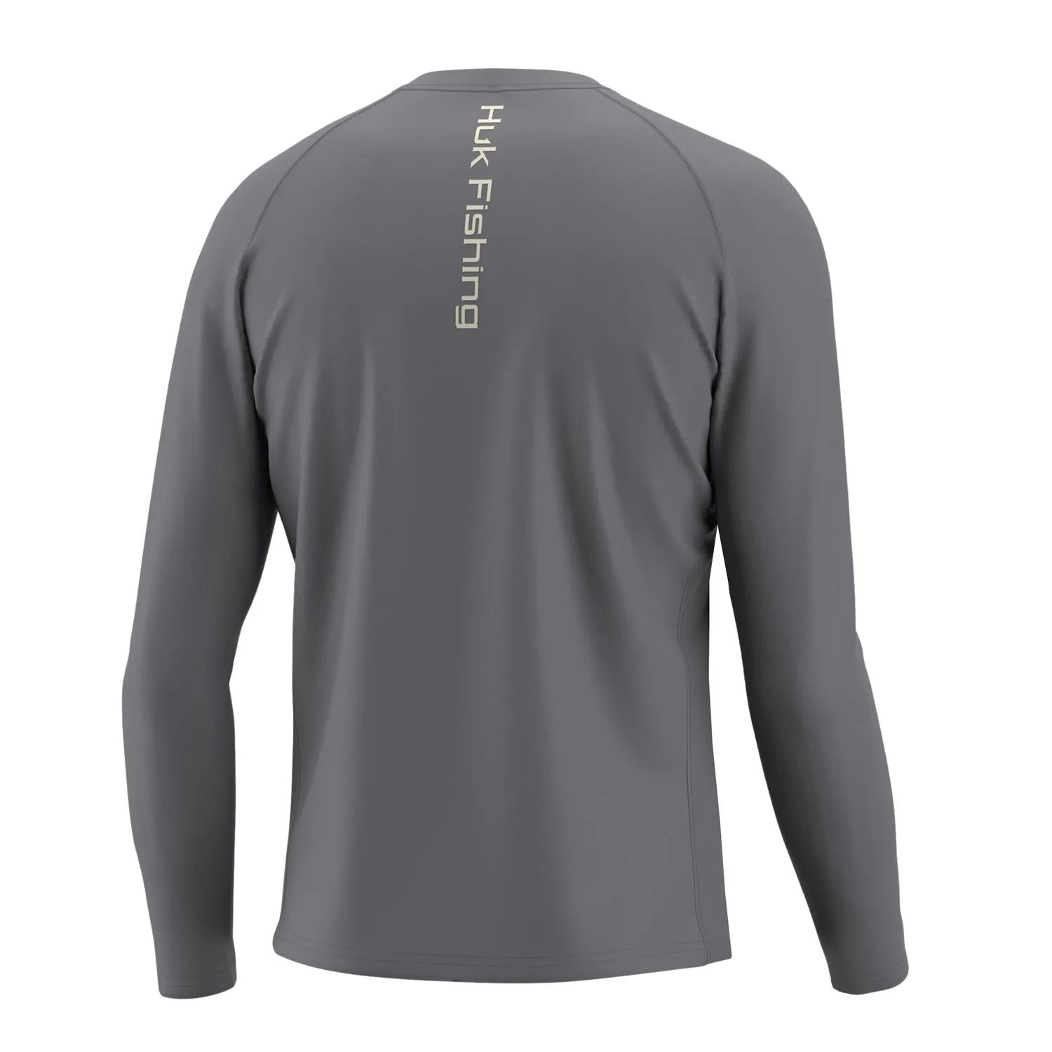 'Huk' Men's Pursuit Performance Vented Crew Neck - Night Owl