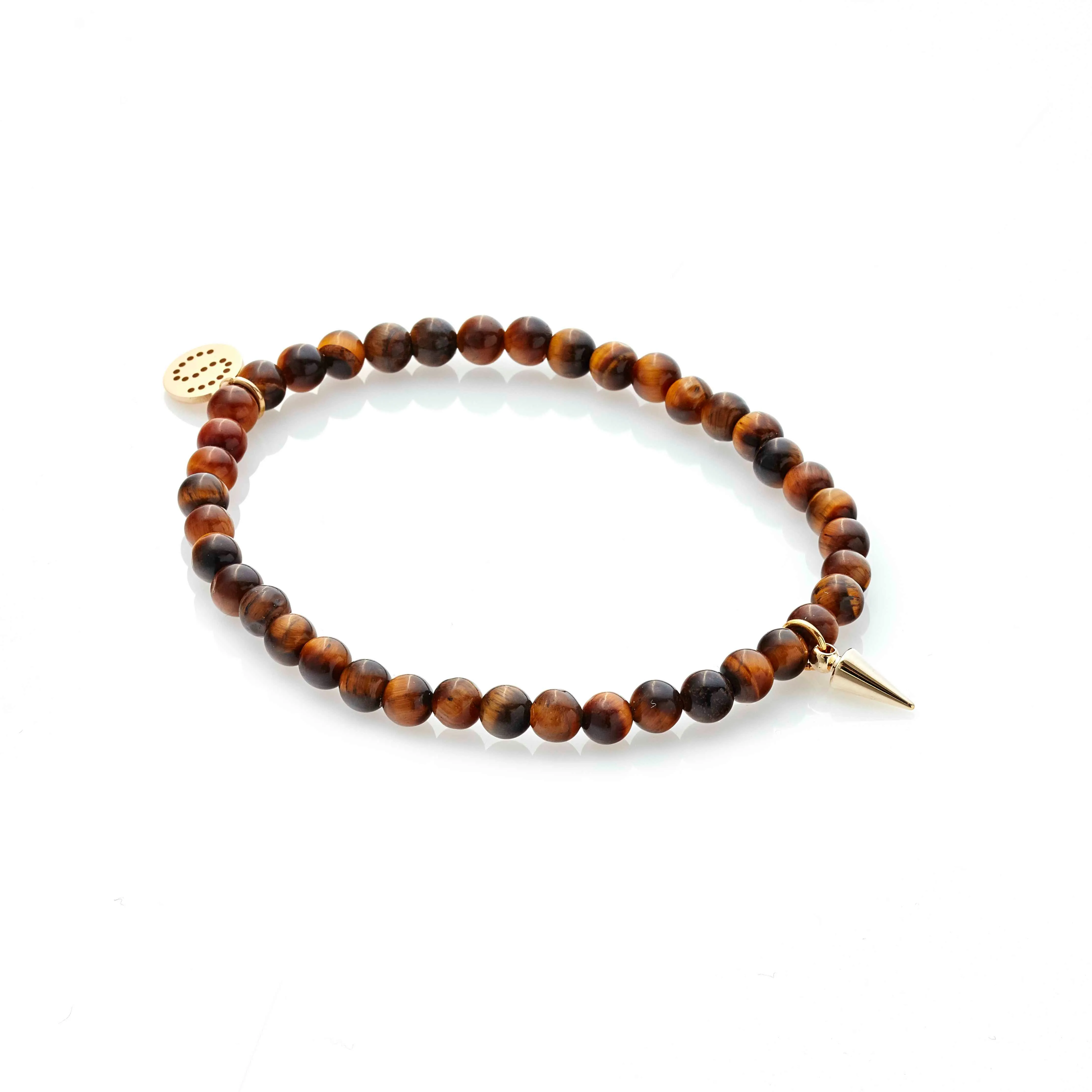 In The Detail / Bracelet / Tigers Eye   Gold