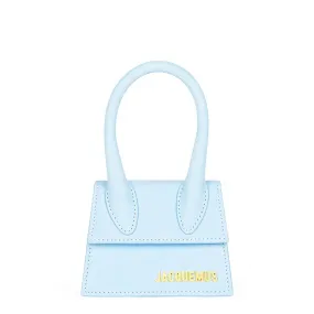 Jacquemus Le Chiquito Light Blue Mini Leather Bag