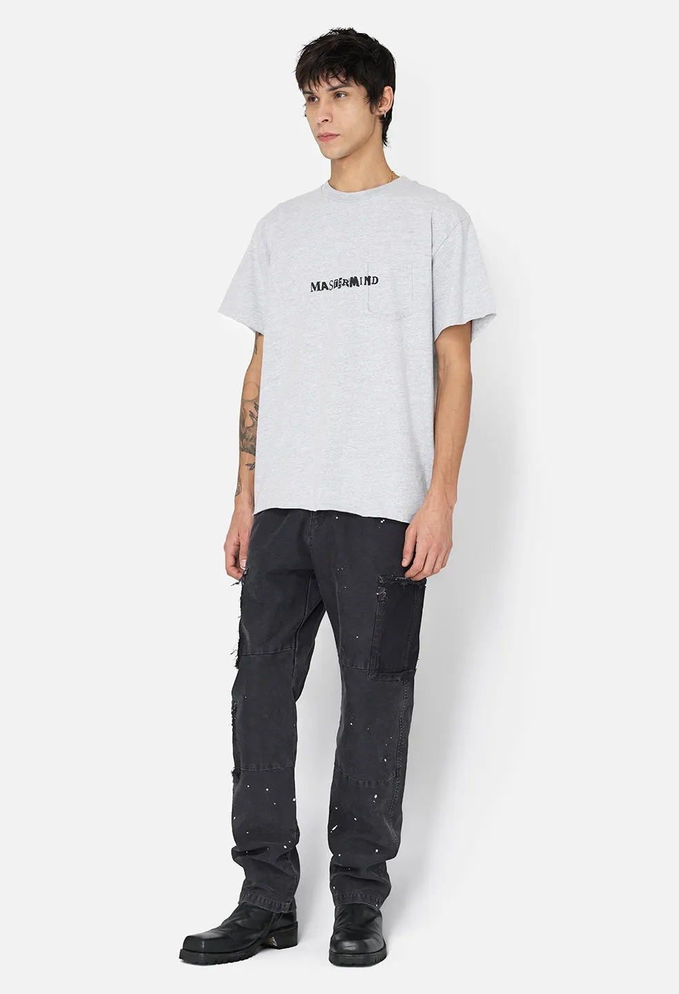 JE X Mastermind Pocket Tee / Organic Grey