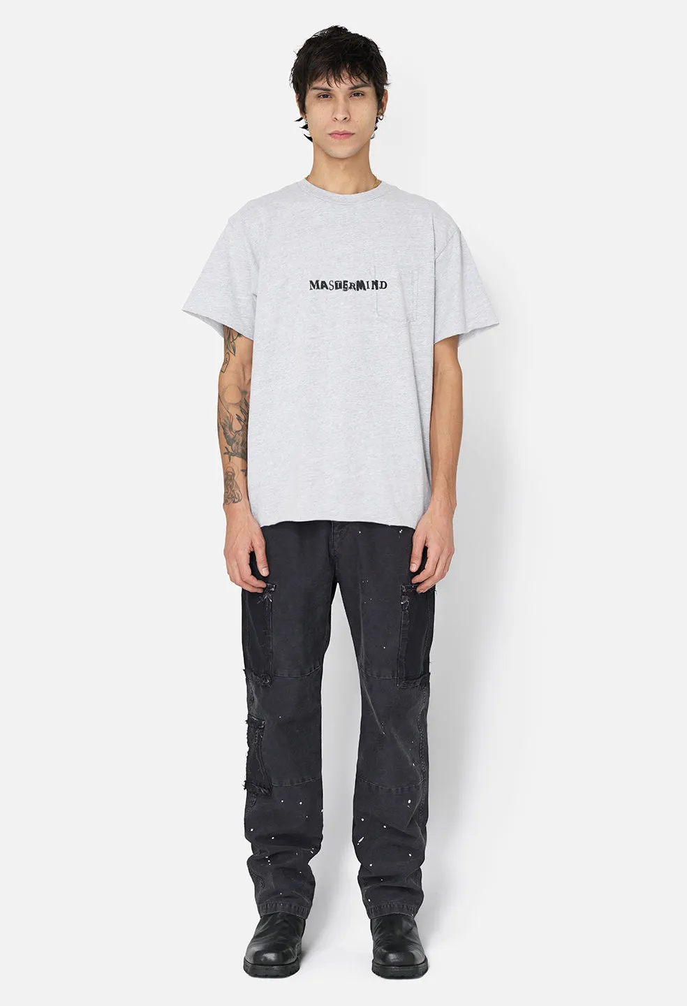 JE X Mastermind Pocket Tee / Organic Grey