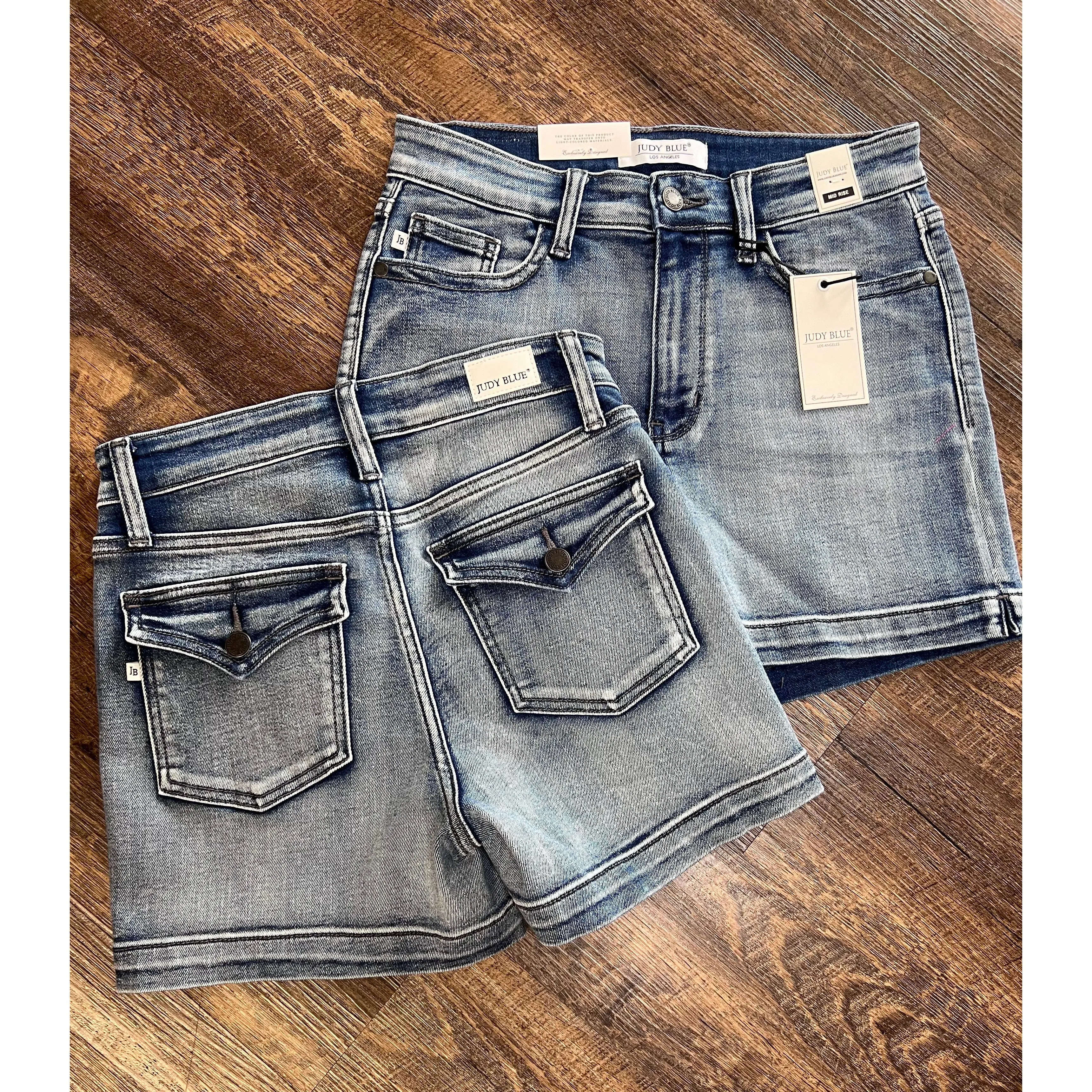 Judy Blue Easton Denim Shorts (S-3XL)