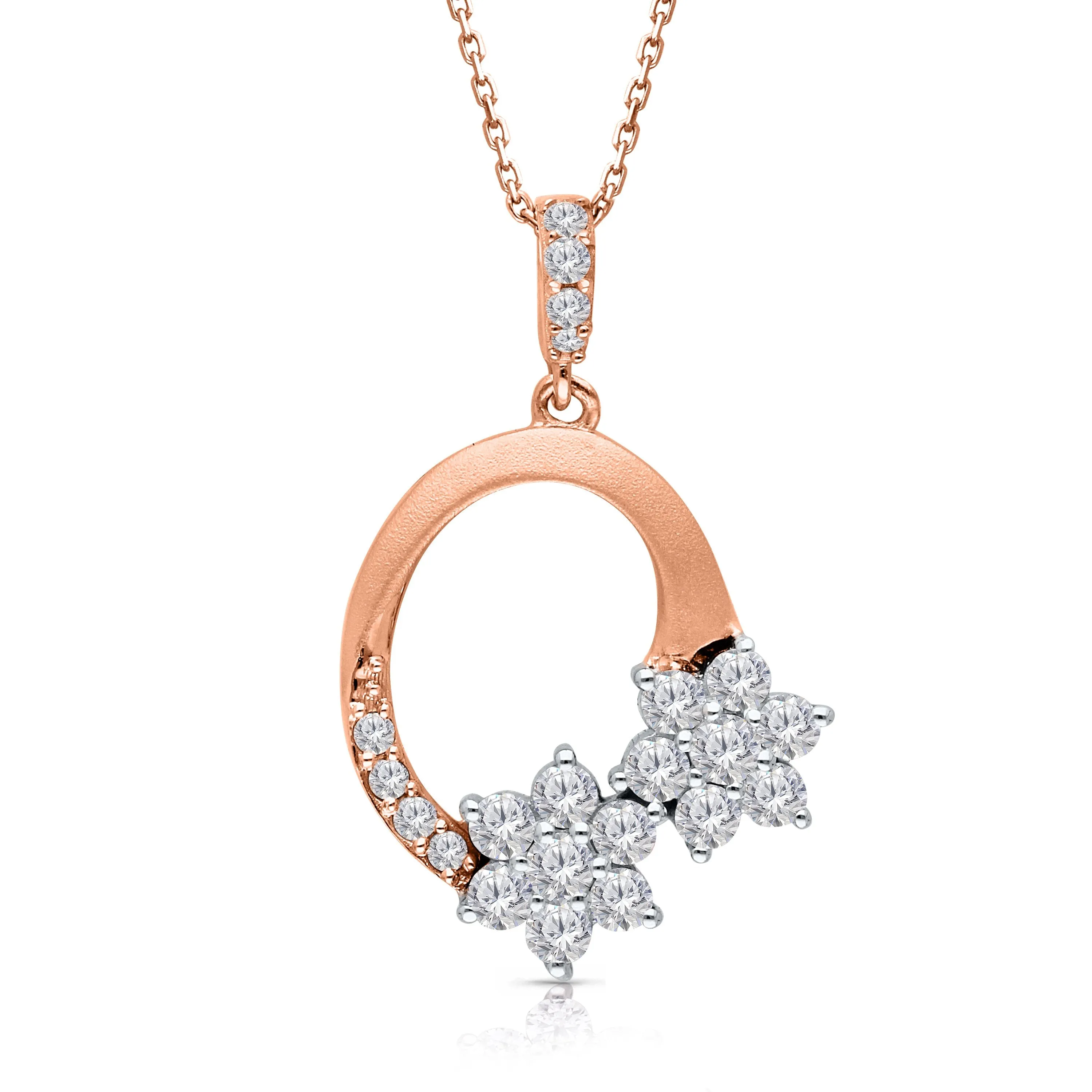 Kallati Eternal Two-Tone Gold Diamond Pendant