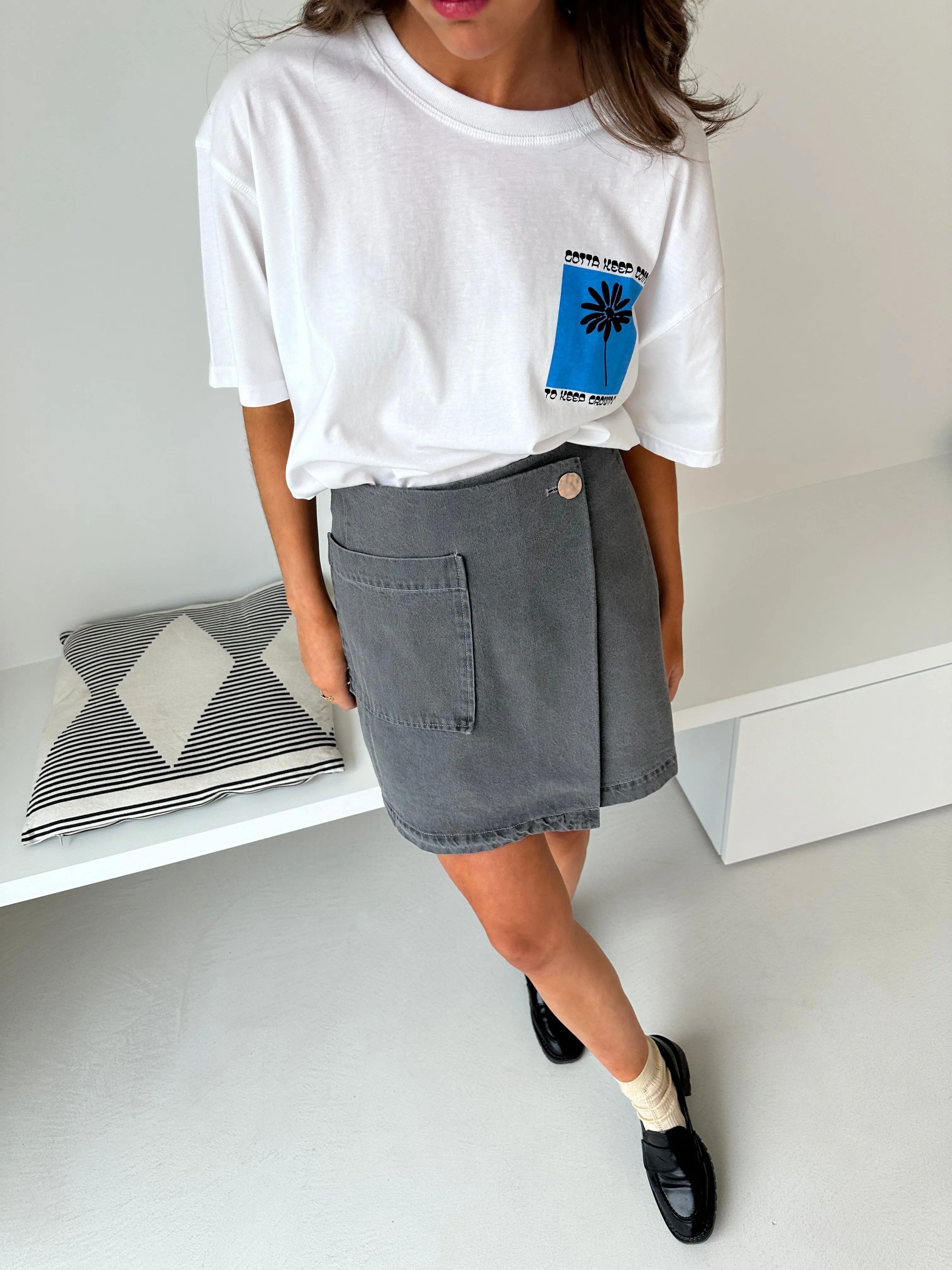 Keya-M skirt grey