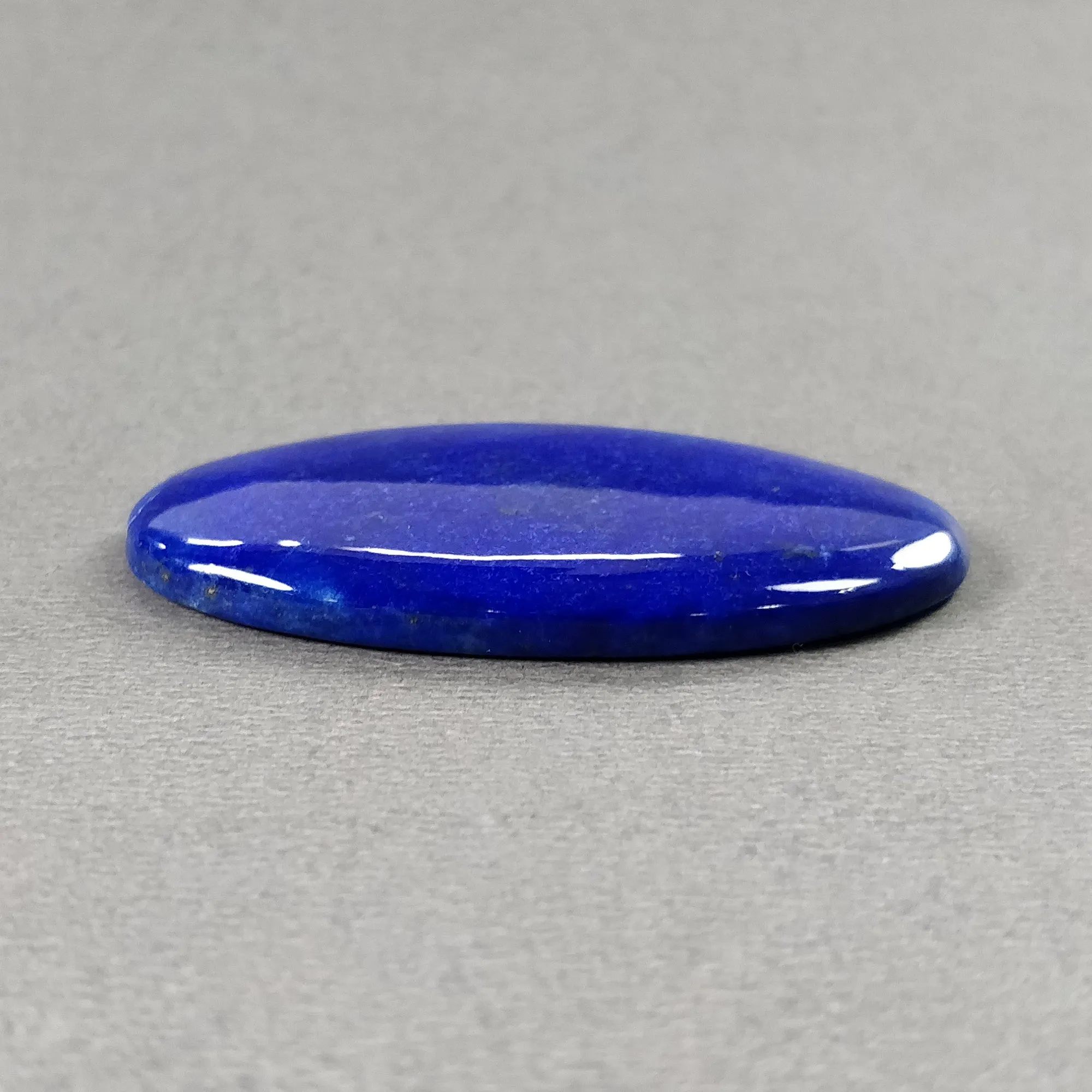 LAPIS LAZULI Gemstone Cabochon : 53.35cts Natural Untreated Blue Lapis Oval Shape 46*24mm