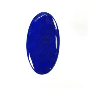 LAPIS LAZULI Gemstone Cabochon : 53.35cts Natural Untreated Blue Lapis Oval Shape 46*24mm