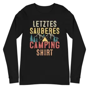 Letztes Sauberes Camping Shirt - Longsleeve (Unisex)