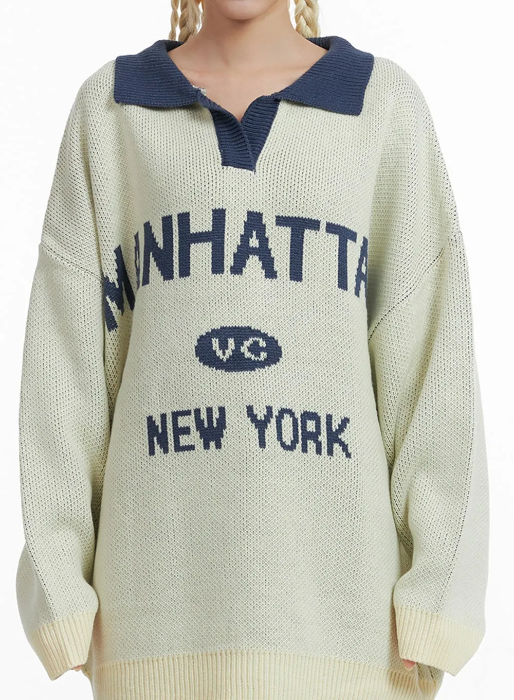 Manhattan Oversized Knit Sweater IF408