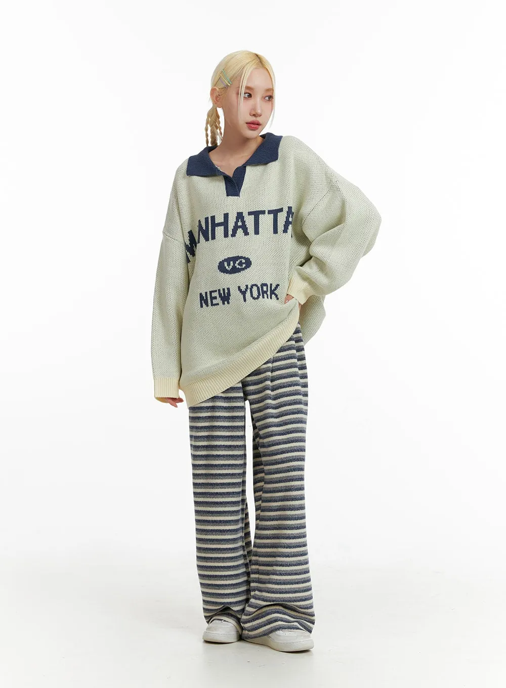 Manhattan Oversized Knit Sweater IF408