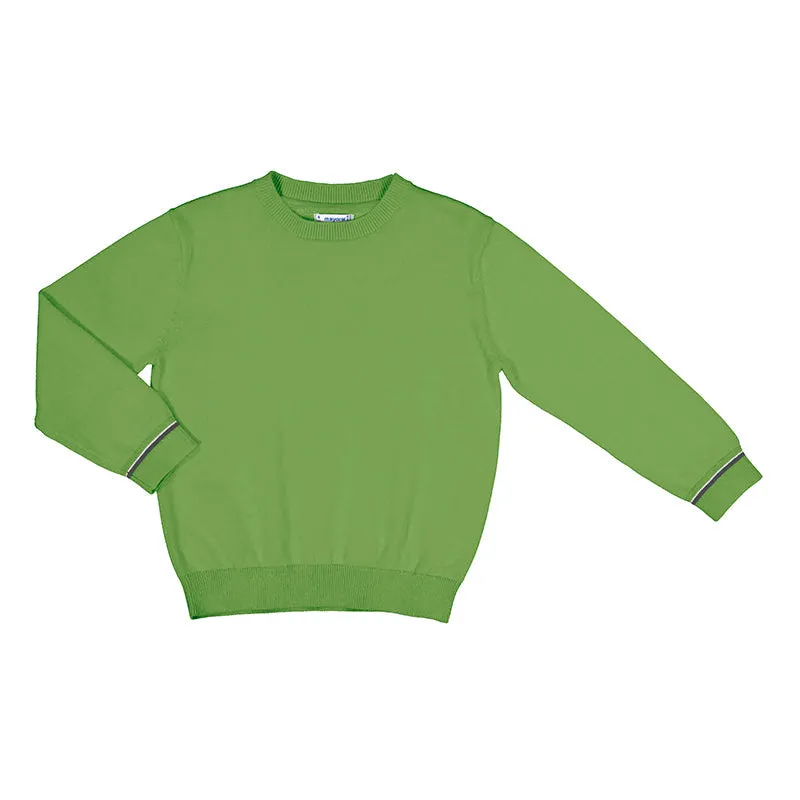 Mayoral Mini Basic Green Cotton Sweater_311-30