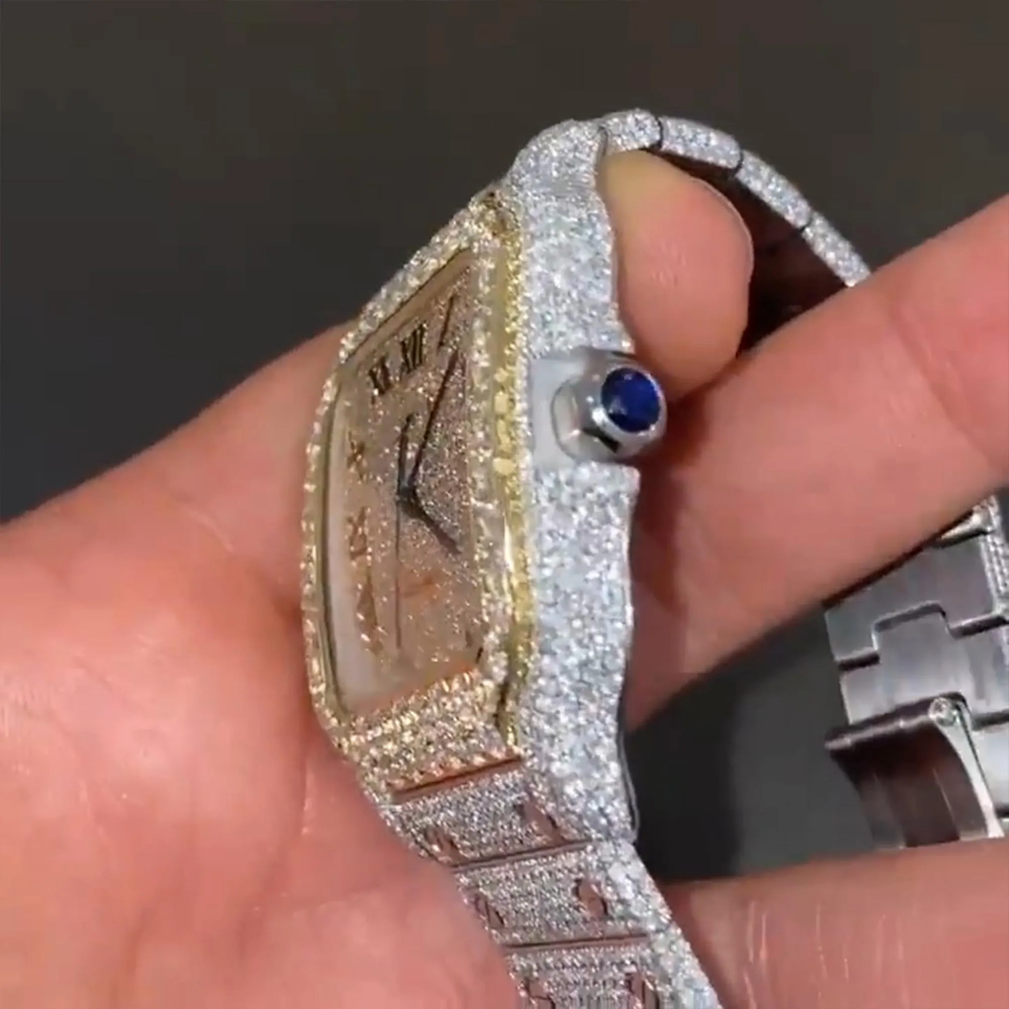 Moissanite watch | diamond watch(W-23)