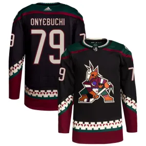 Montana Onyebuchi Arizona Coyotes adidas Home Primegreen Authentic Pro Jersey - Black