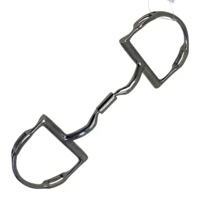 Myler Low Port Comfort Snaffle Dee with Hooks - MB 04 - Level 2 in Stainless Steel - 5