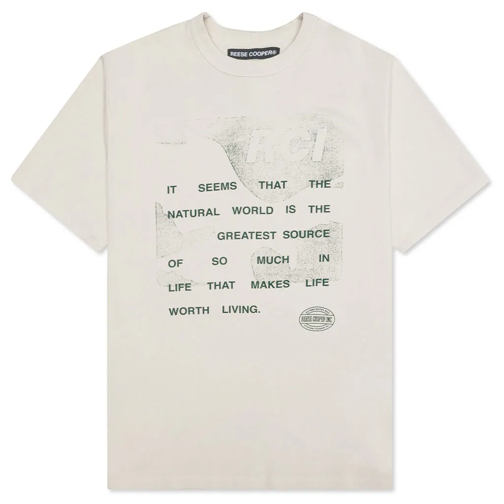 Natural World T-Shirt - Vintage White