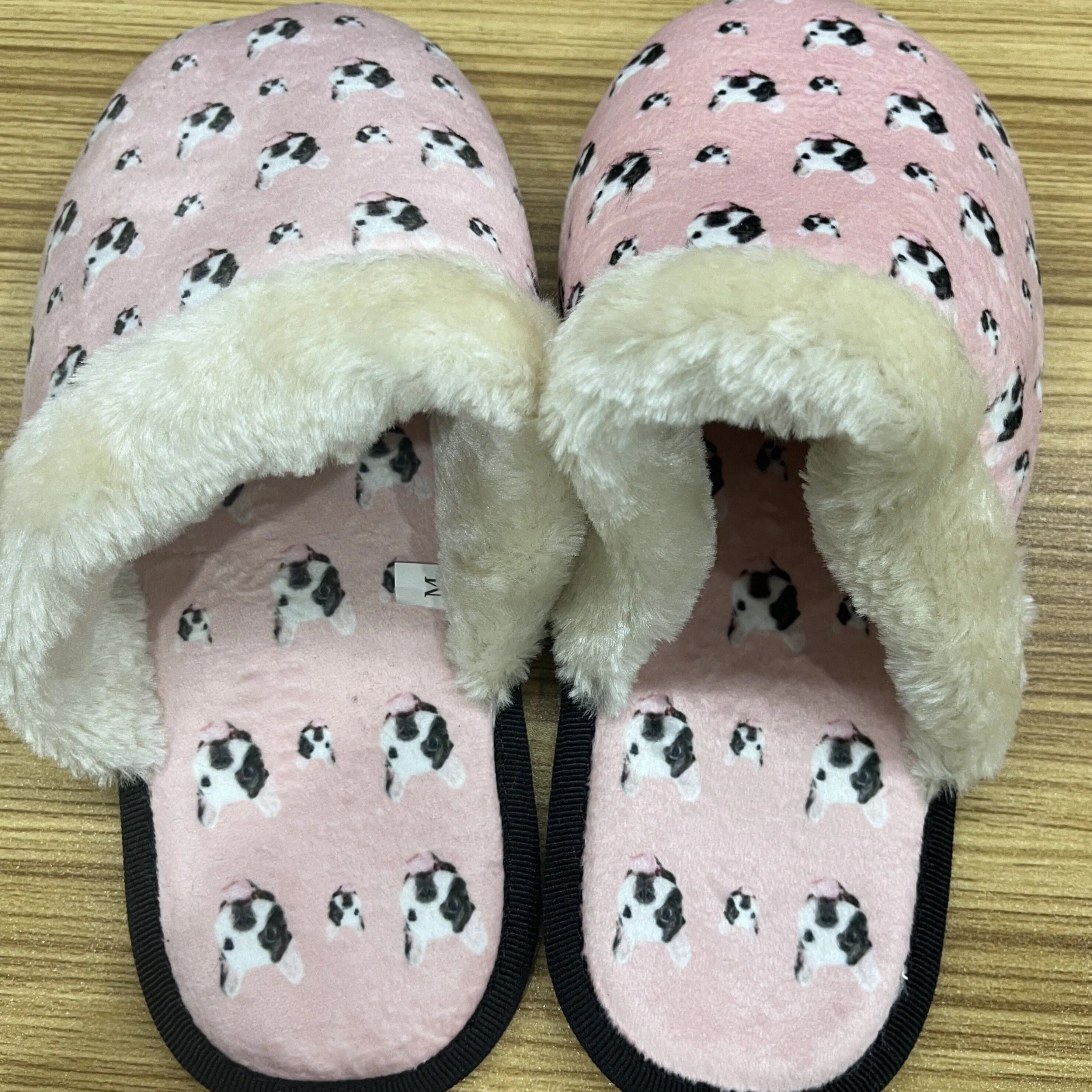 New Product Discounts-Custom Face Christmas Fuzzy Slippers for Women and Men Personalized Photo Non-Slip Slippers Indoor Warm House Shoes