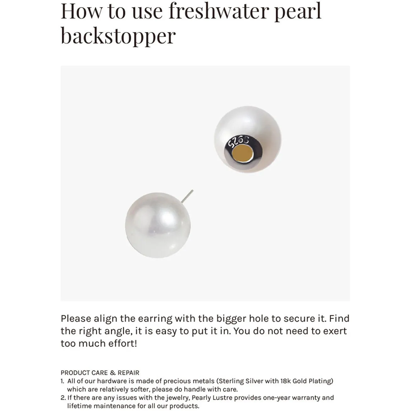 New Yorker Freshwater Pearl Earrings WE00169