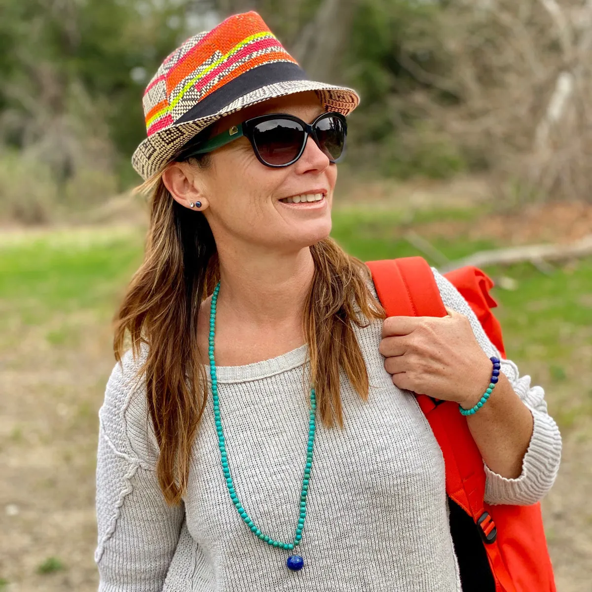 Ocean Planet - Blue Marble Gratitude Necklace