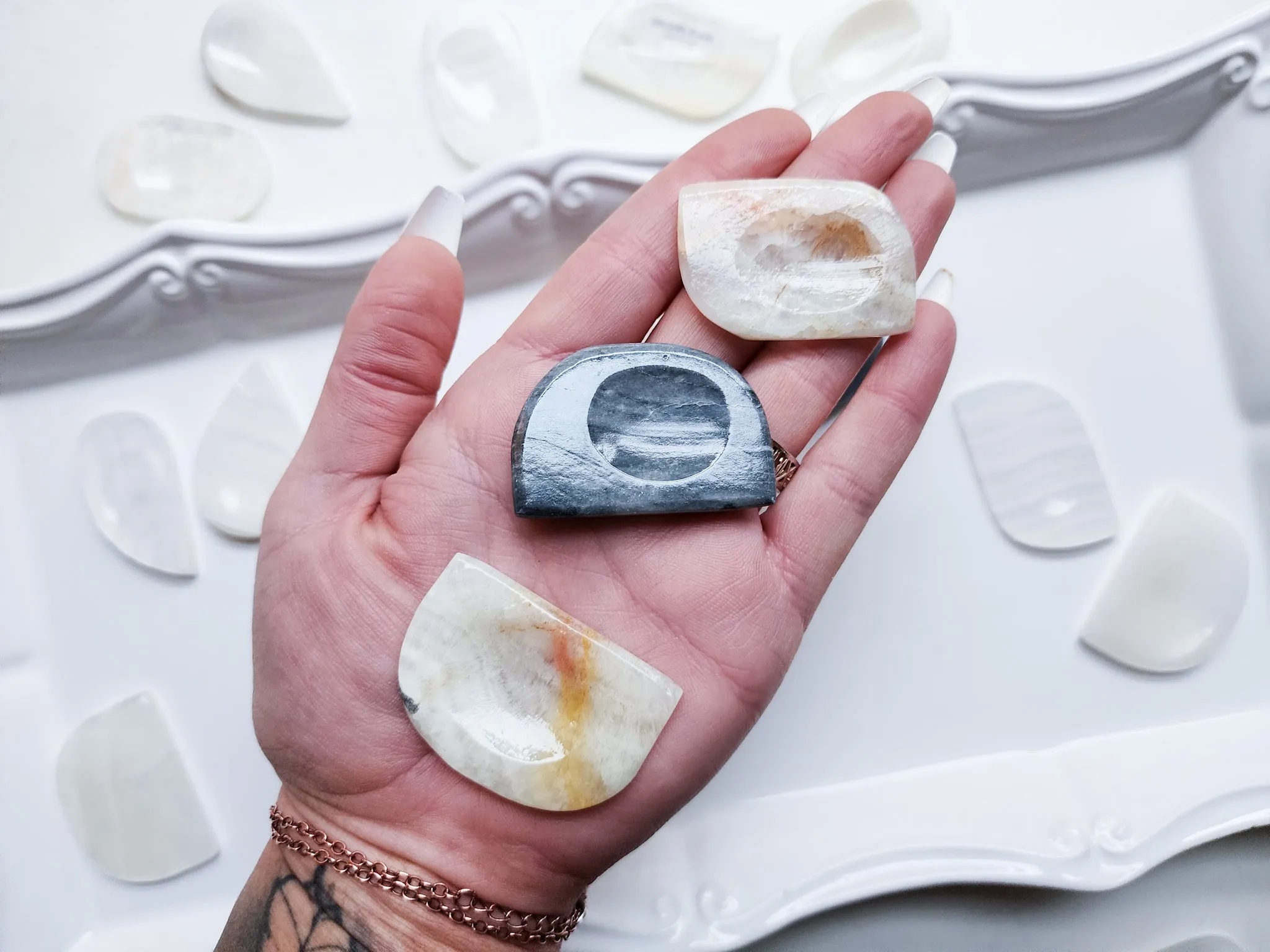 Onyx Worry Stone || Mexico