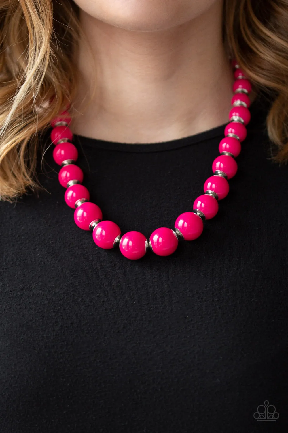 Paparazzi Accessories  - Everyday Eye Candy Set #N121 Box 2 - Pink Necklace