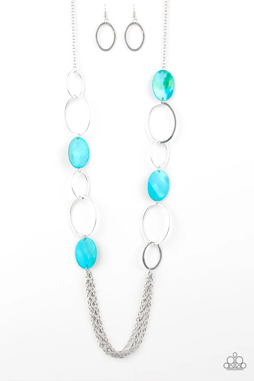 Paparazzi Kaleidoscope Coasts - Blue Long Necklace