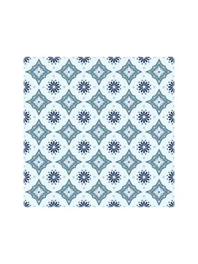 Papierservietten " Foulard Nordic Blue"