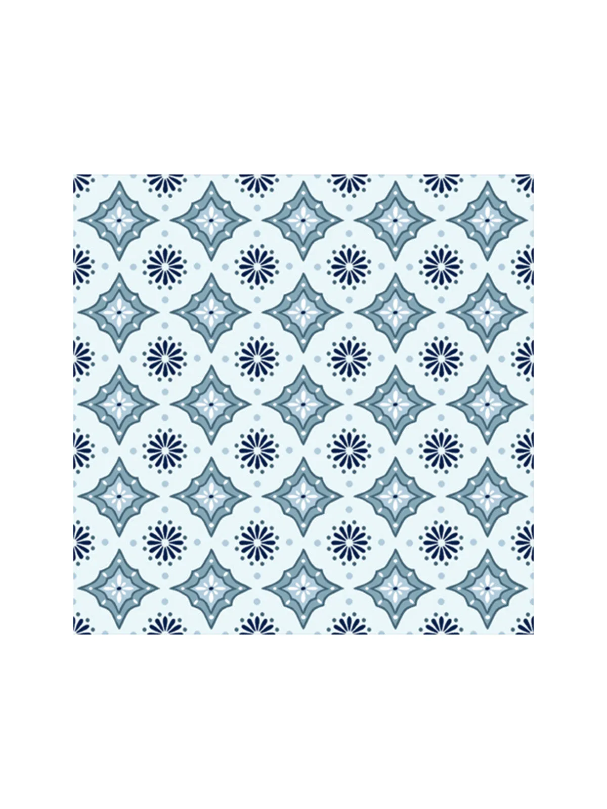 Papierservietten " Foulard Nordic Blue"