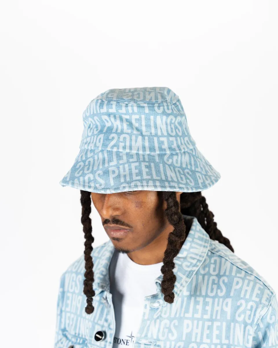 PHEELINGS ON MY MIND BUCKET HAT (LIGHT BLUE)