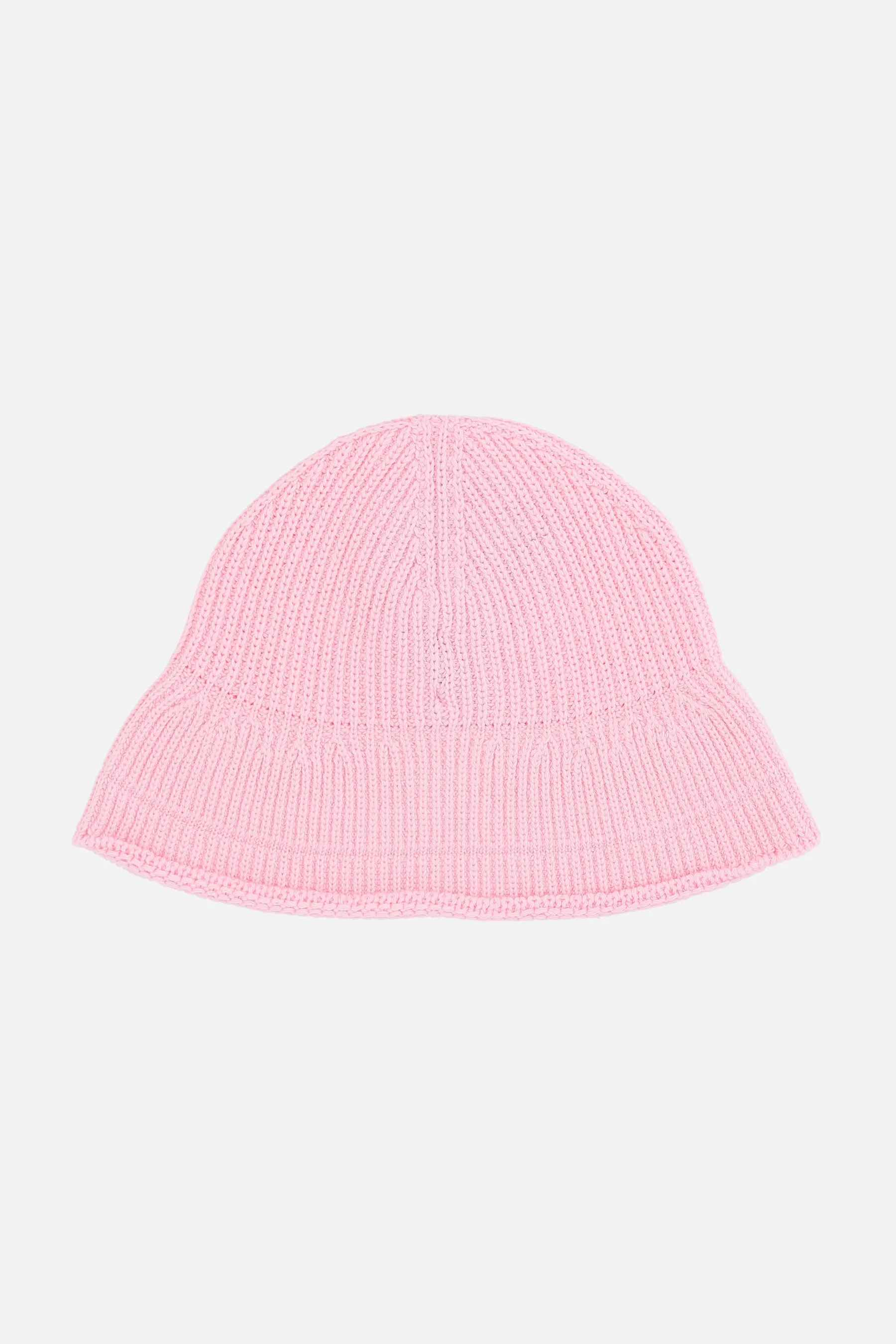 Pixel knit bucket hat