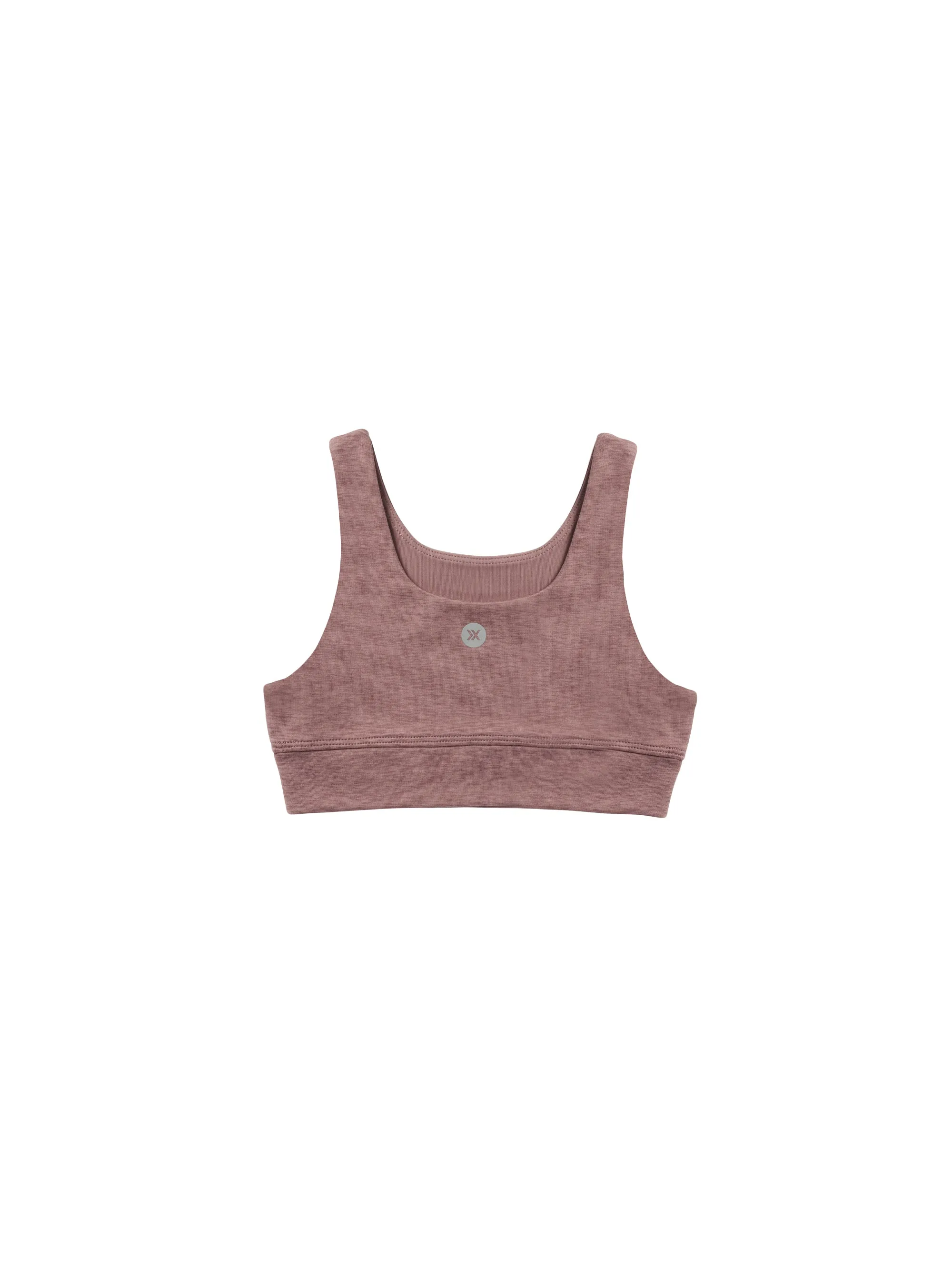 Play by Rylee & Cru Swift Sports Bra - Heathered Mulberry