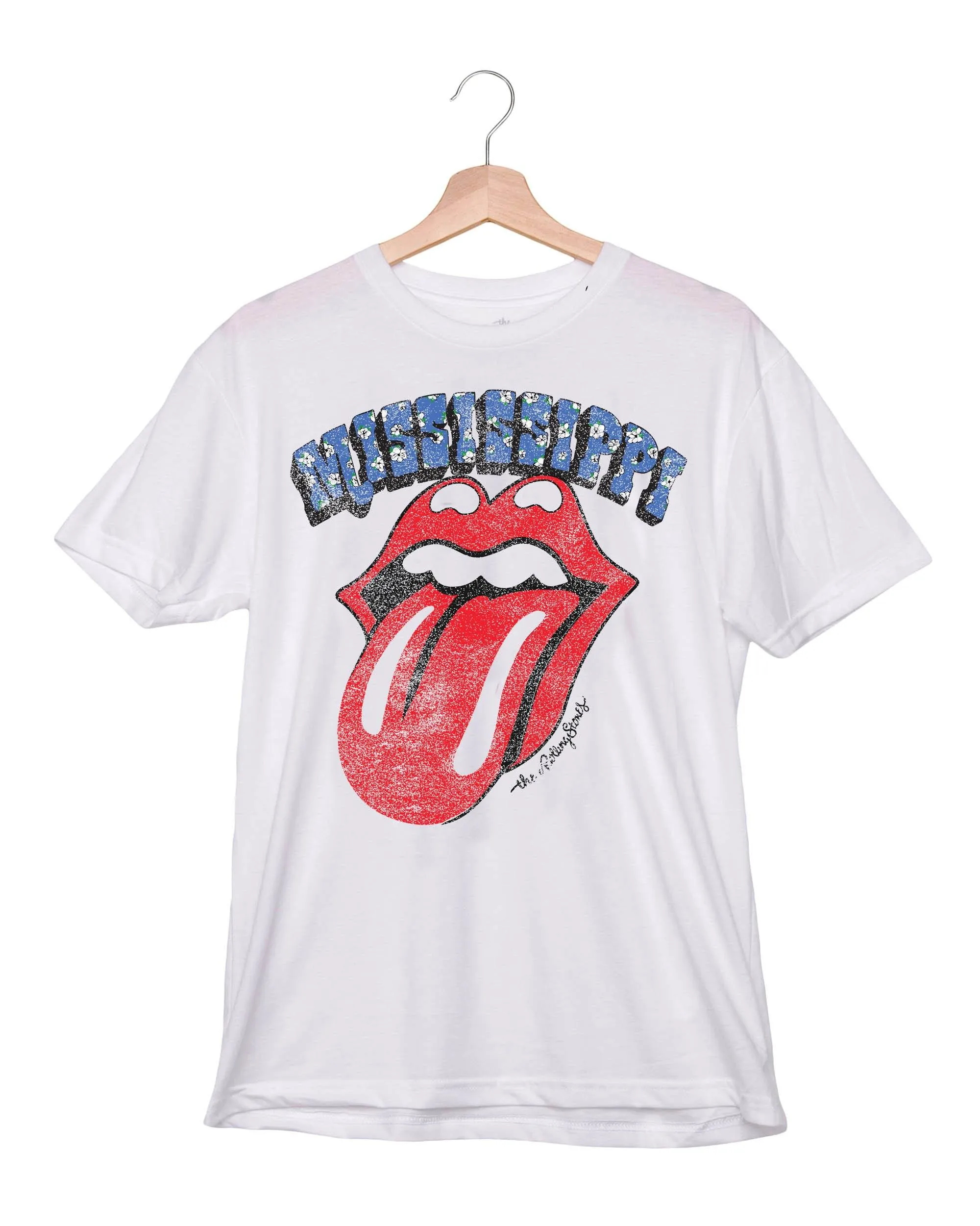 *PRE-ORDER* Rolling Stones Mississippi Flag Rocker White Tee