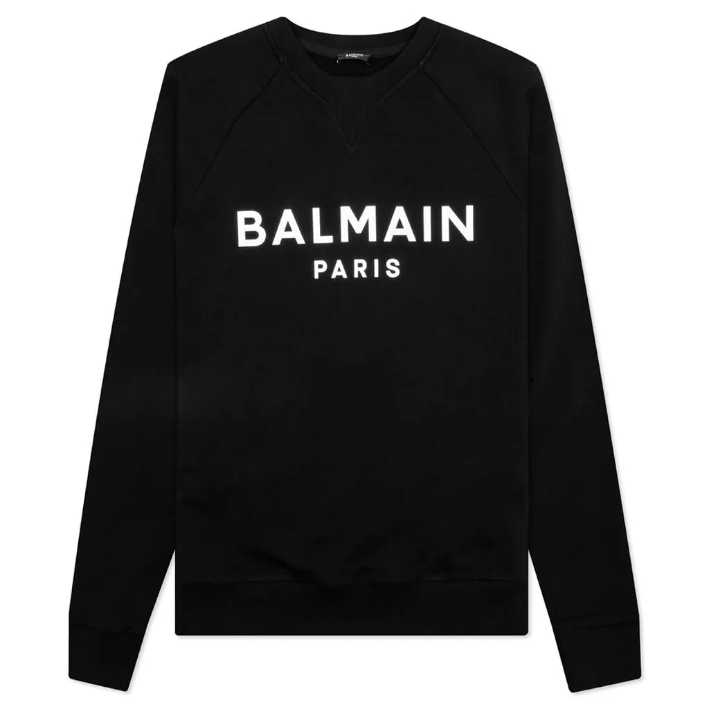 Printed Sweatshirt - Black/White