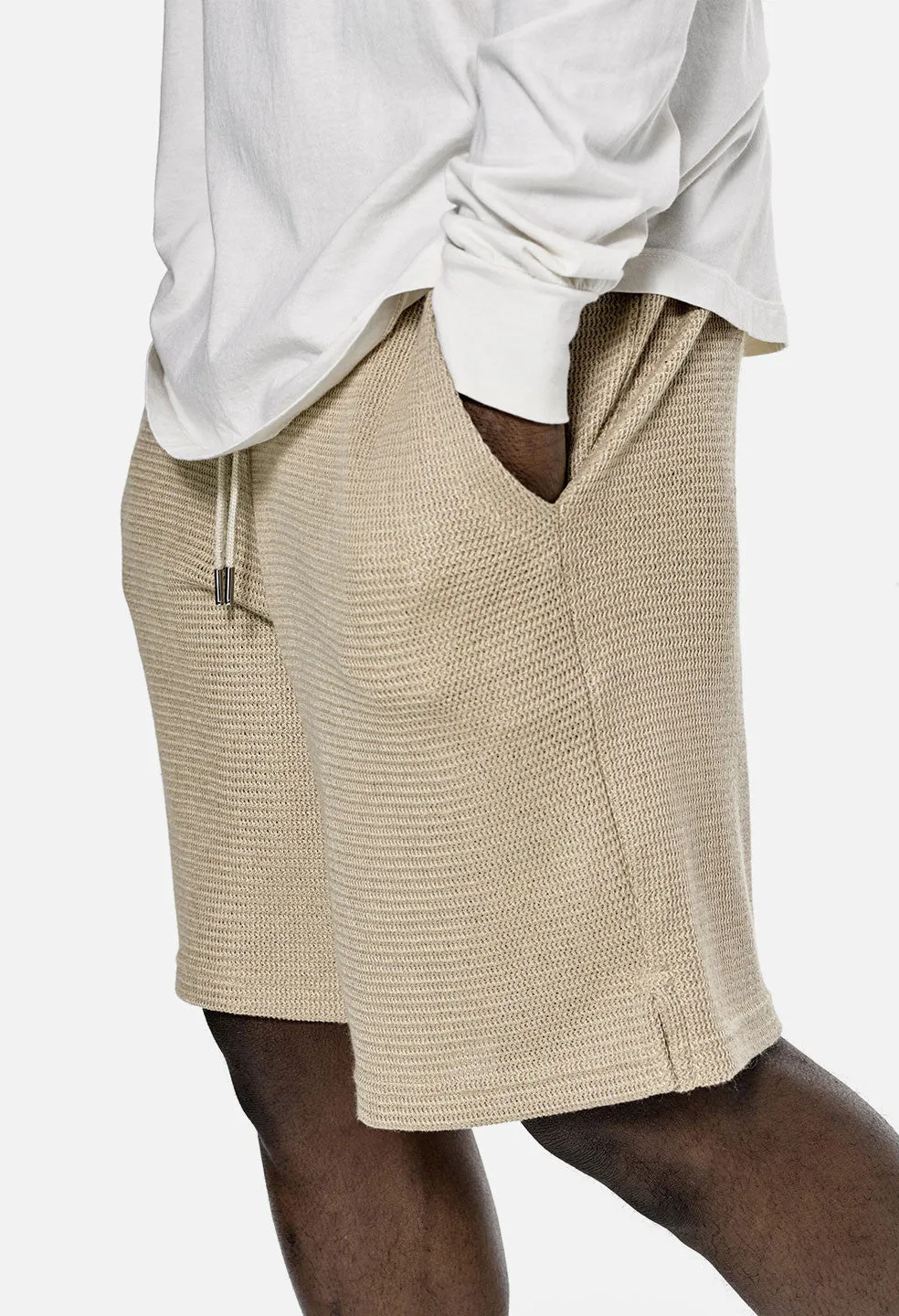 Raschel Shorts / Beige